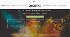 Desktop Screenshot of cmerch.de
