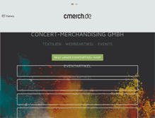 Tablet Screenshot of cmerch.de